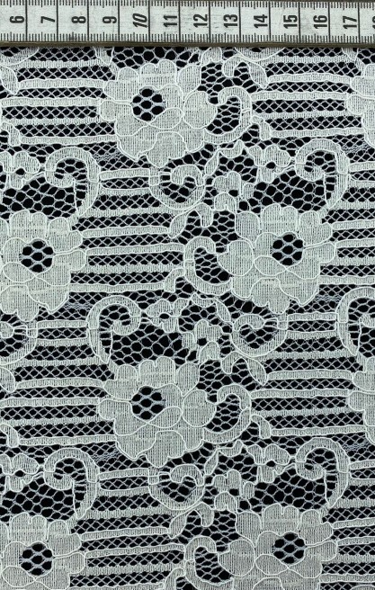 Ham Yapıda Pamuk Naylon Karışımlı İthal Dantel