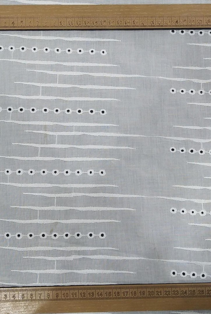 Kasar İşlemli Pamuk Polyester Bohrer Brode