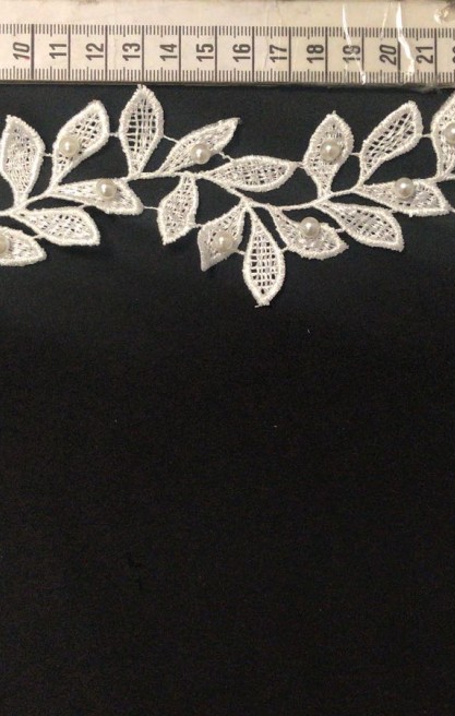 4932 BRODE/YERLİ/BANT/PARLAK POLYESTER/İNCİLİ/GOLD