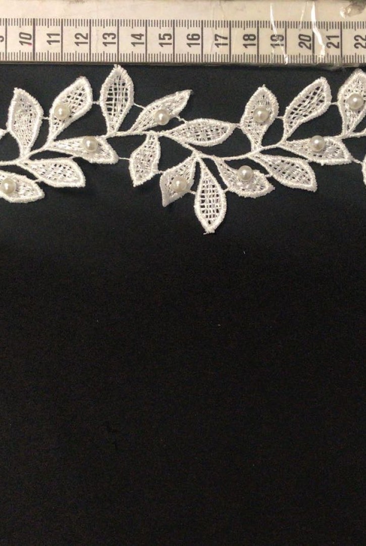 4932 BRODE/YERLİ/BANT/PARLAK POLYESTER/İNCİLİ/GOLD