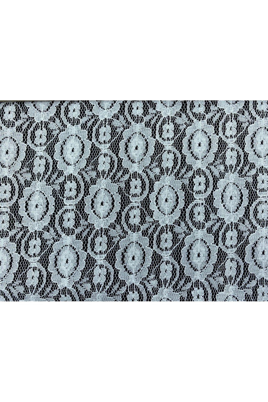 Mint Pamuk-Polyester Karışımı Dantel, Yerli, 150 cm