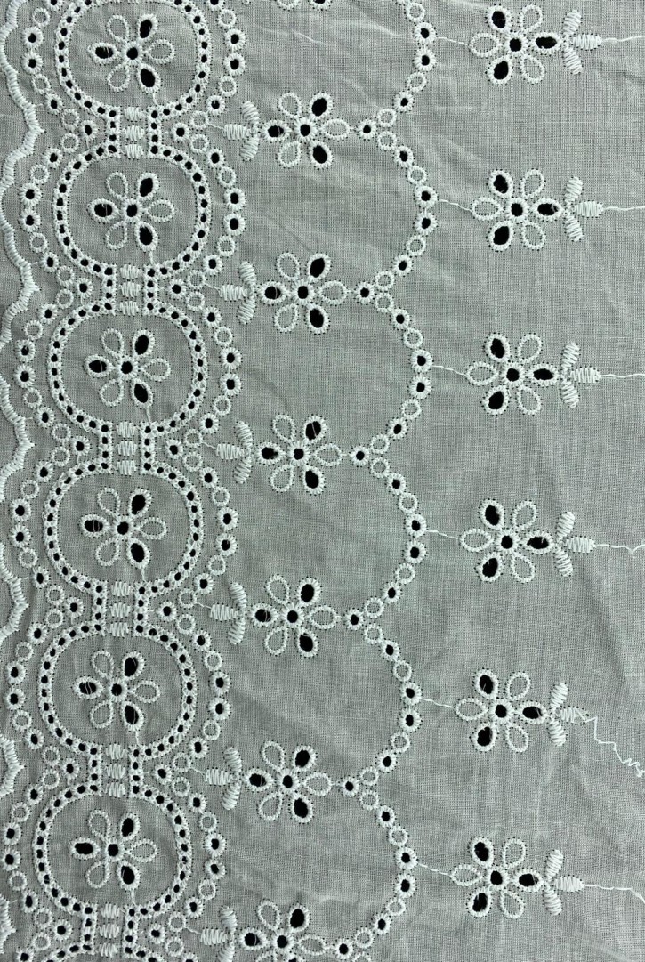 22 cm Kasar İşlemeli Pamuk Vual Brode Bant