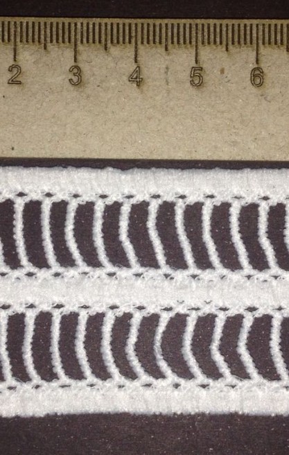 Ham Mat Polyester Güpür Brode Bant