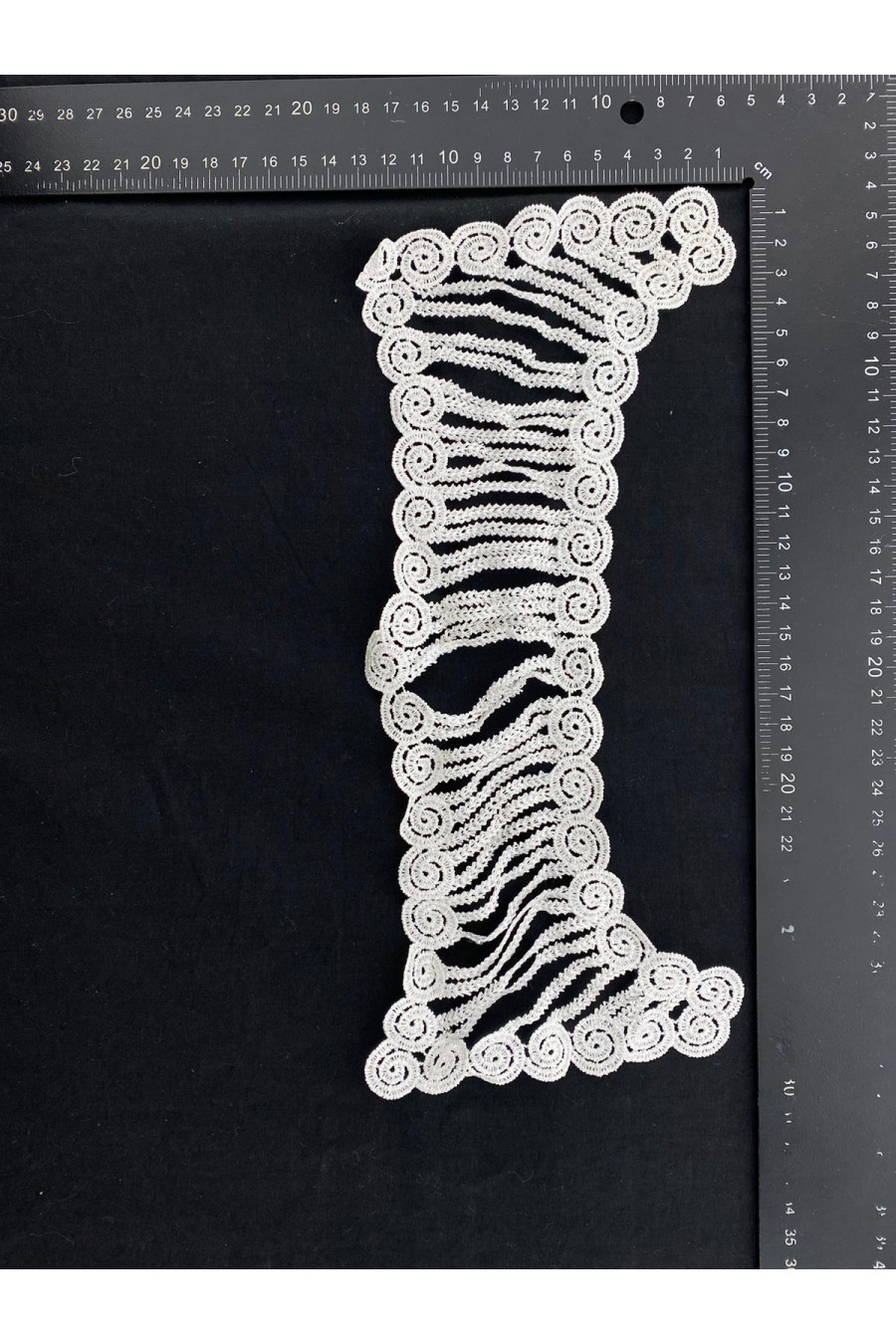 Optik Polyester Yerli Dantel Yaka