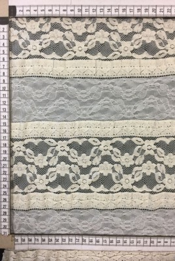 Fikseli Pamuk Naylon Dantel