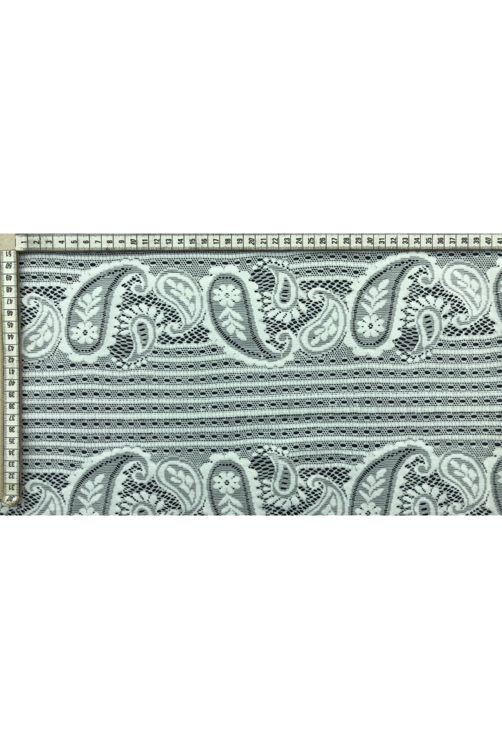 Fikse Edilmiş Mat Polyester Dantel Kumaş