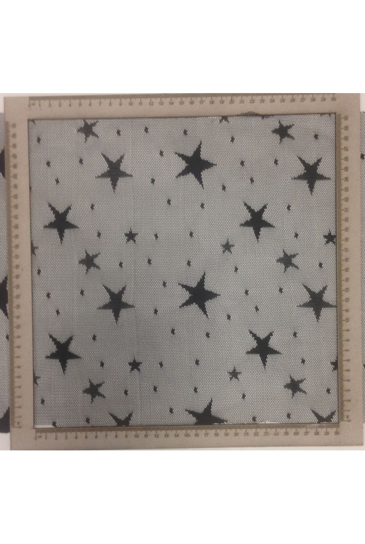 Siyah Polyester Brode Bant, Yerli