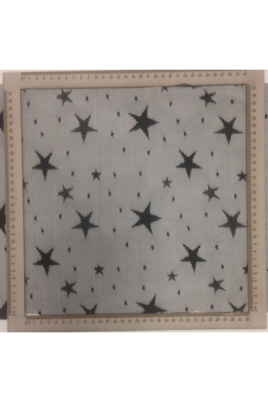 Siyah Polyester Brode Bant, Yerli