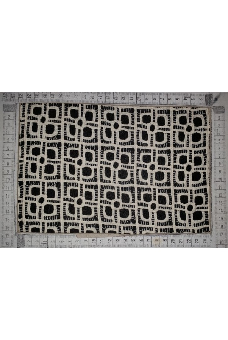 Ham Pamuk Güpür Brode Kumaş, 125 cm