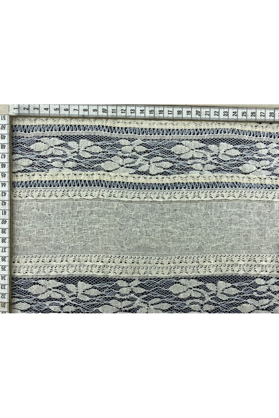 3014-KG Mavi Pamuk Naylon Dantel - Özel Lez Detay (3014)