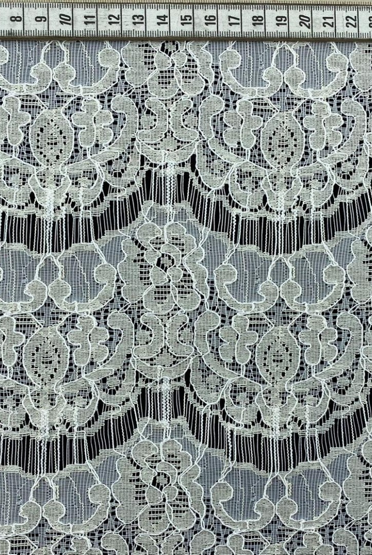 Kasar İşlemeli İthal Pamuk Polyester Dantel