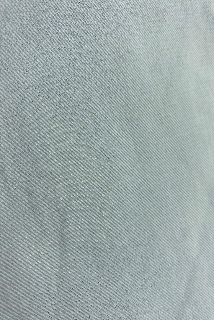 Gümüş Simli Gabardin Kumaş, Yerli, 150 cm