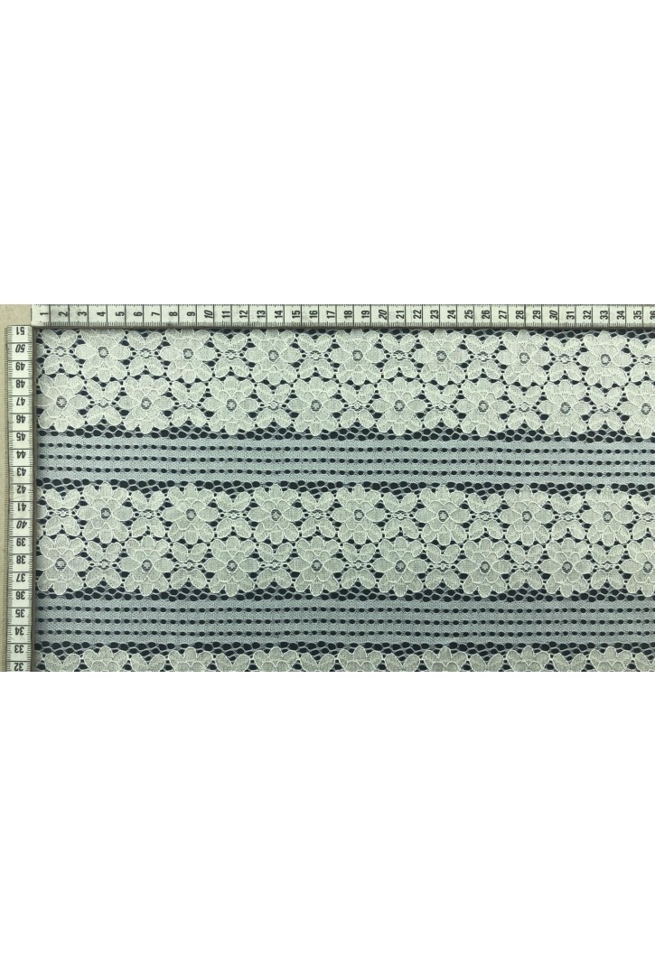 Hardal Renk İthal Pamuk Naylon Dantel