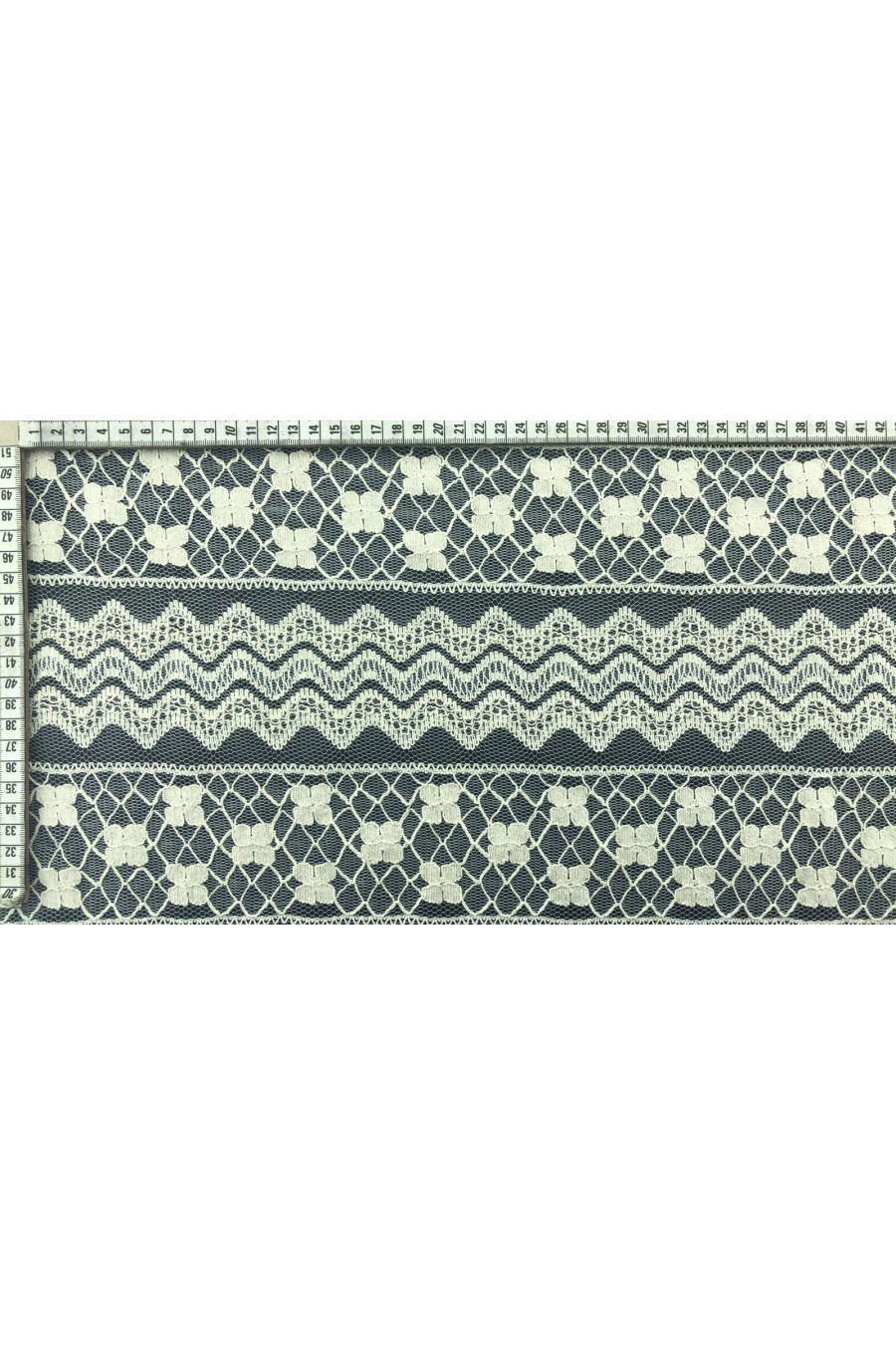 1370-KG Ham Pamuk Polyester Dantel, Lez