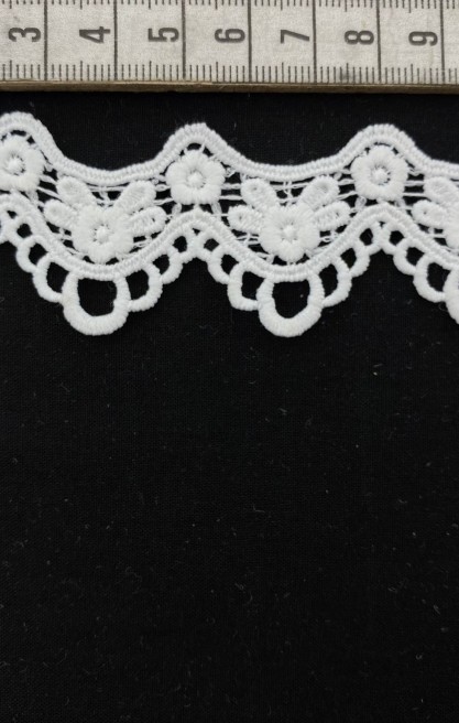 Ham Mat Polyester Güpür Brode Bant