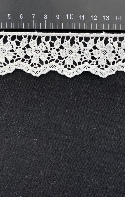 Bej Mat Polyester Brode Bant