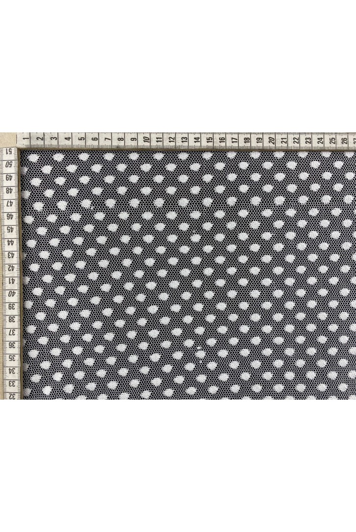 Ham Yerli Puantiyeli Tül Kumaş - Polyester