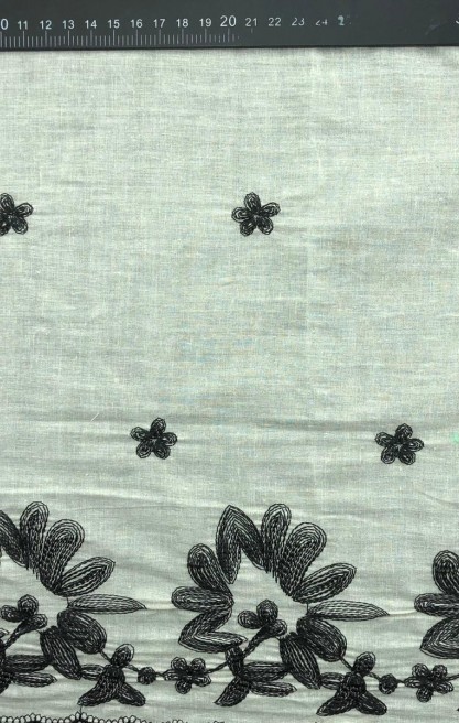 Siyah İpli Yıkamalı Biyeli Brode