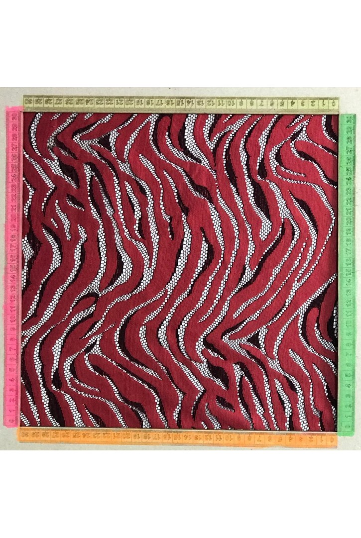 Siyah Tül Üzeri Naylon Dantel