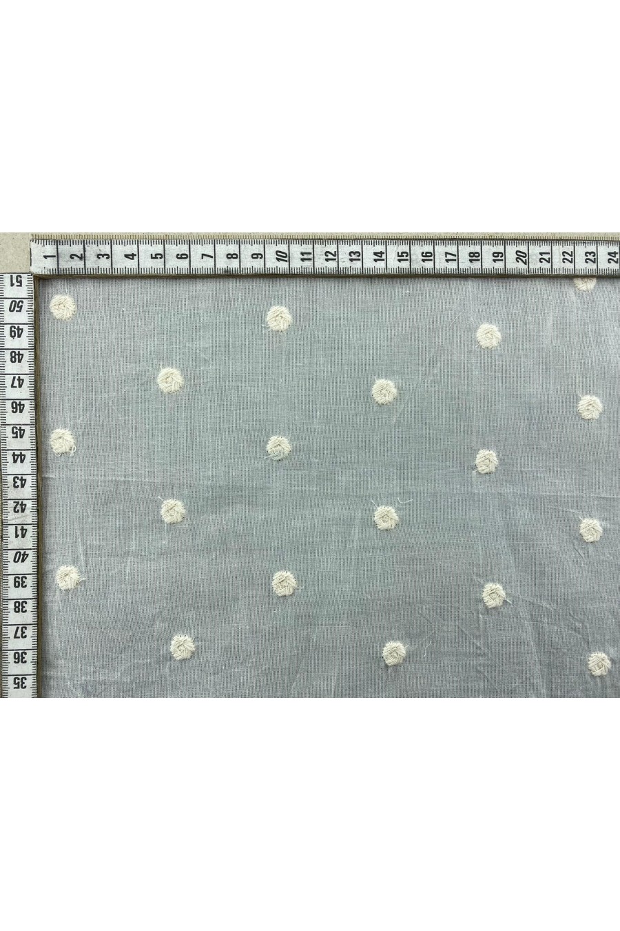 Ham Puanlı Pamuk Vual Brode Kumaş