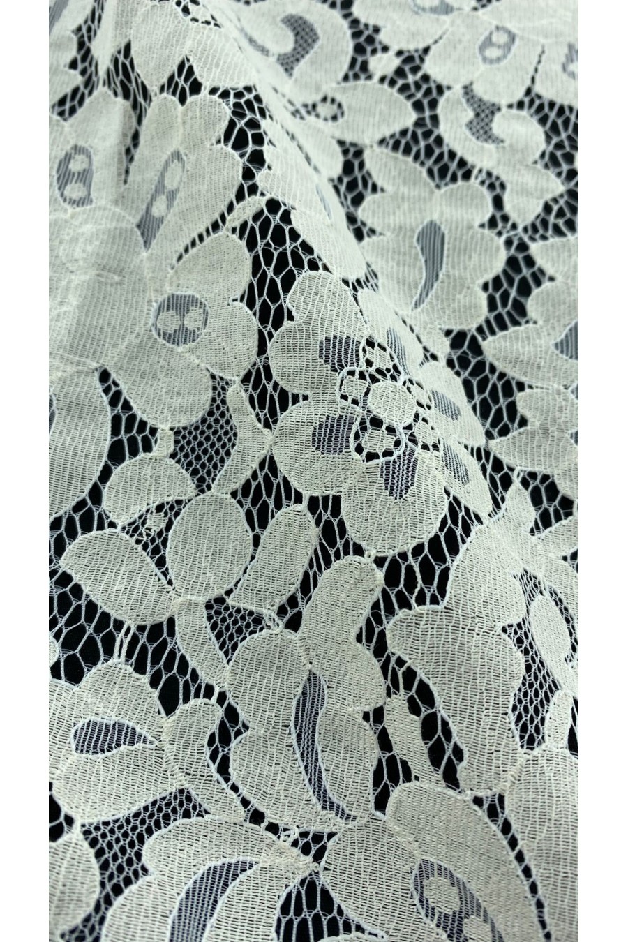 10989-KG Bej Kordlu Dantel