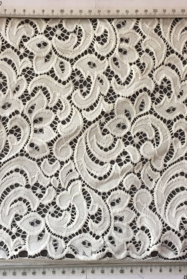 Siyah Likralı Naylon Dantel