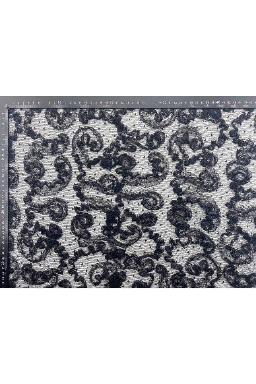 10933-METRE 10933 TÜL ÜZERİ/YERLİ/LEZ/POLYESTER/SÜZENELİ/KAHVERENGİ/130 CM