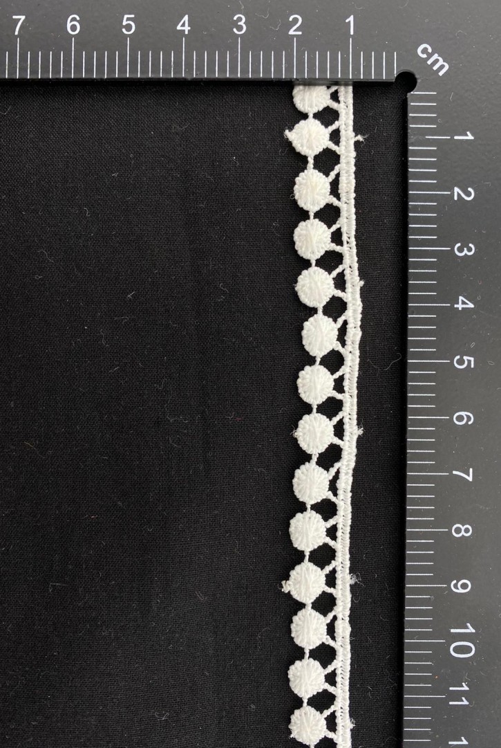 Vizon Mat Polyester Güpür Brode Bant