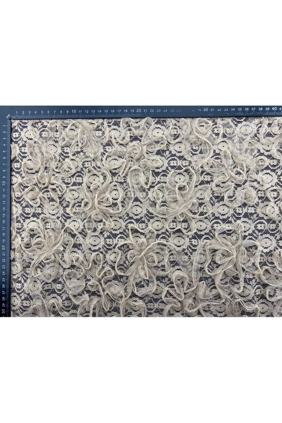 11205-METRE 11205 DANTEL/YERLİ/LEZ/NAYLON/SÜZENELİ/BEJ/150 CM