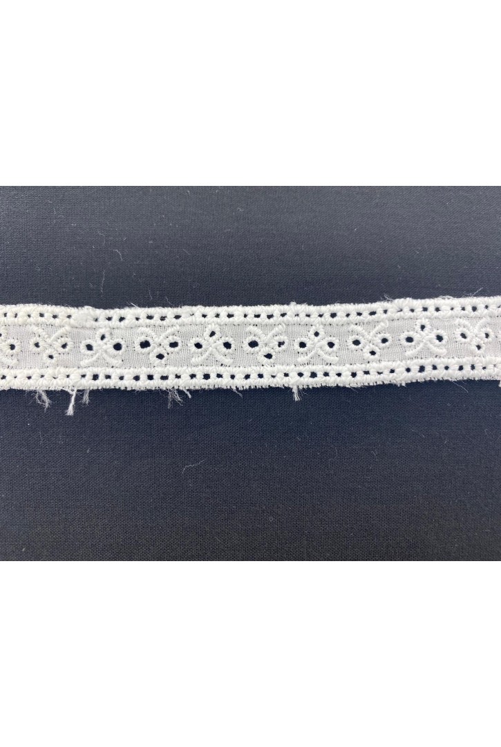 Kasar Yapıda Terikoton Brode Bant, 1.5 cm, Yerli