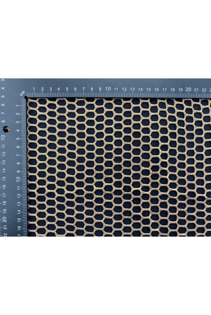 Kahverengi Yerli File Dantel, Polyester Naylon