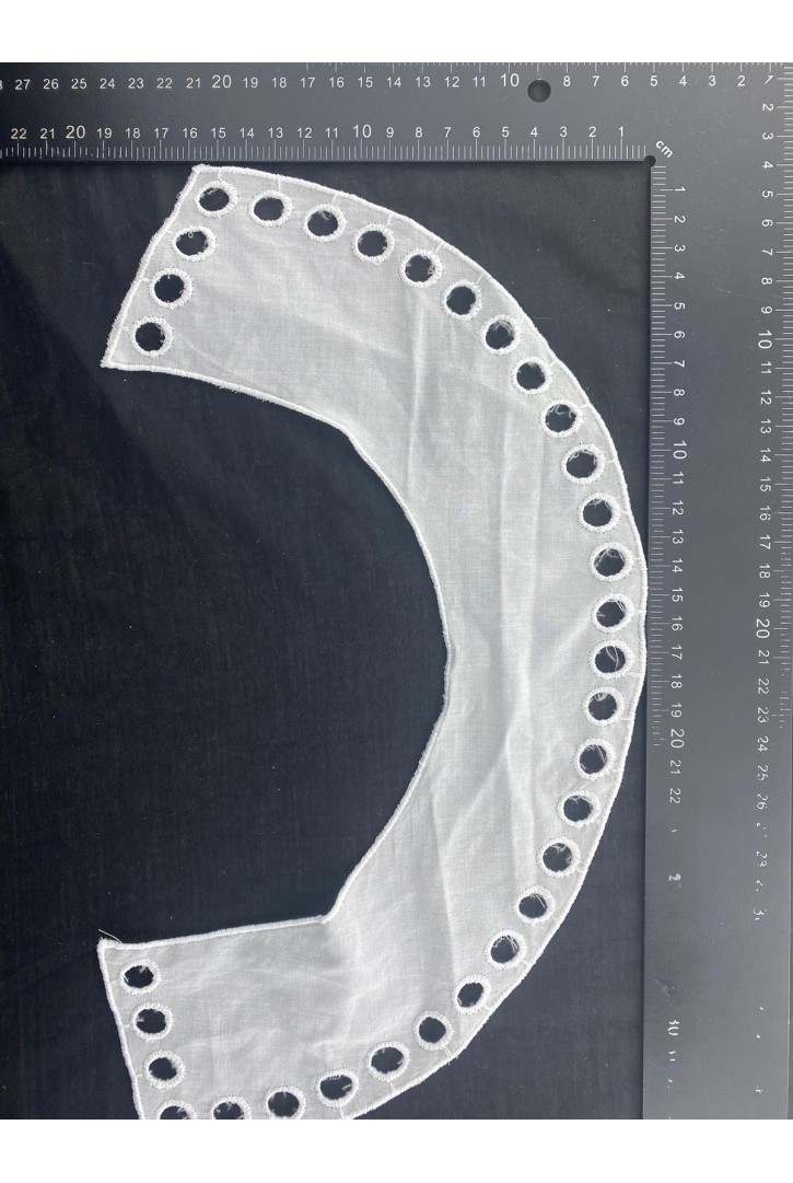 Kasar İşlemli Pamuk Polyester Yaka Bant