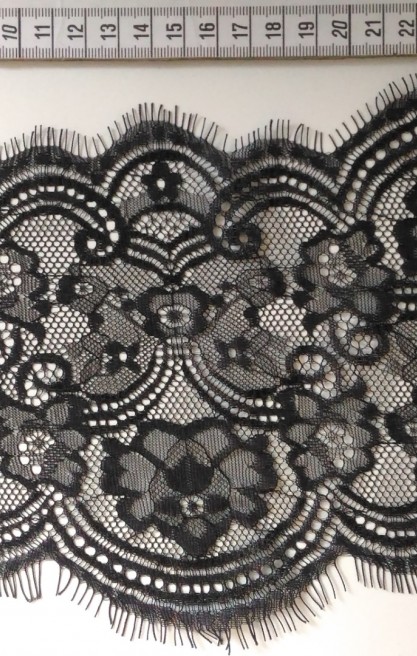 İthal Naylon Bant Dantel - Sakallı Off White