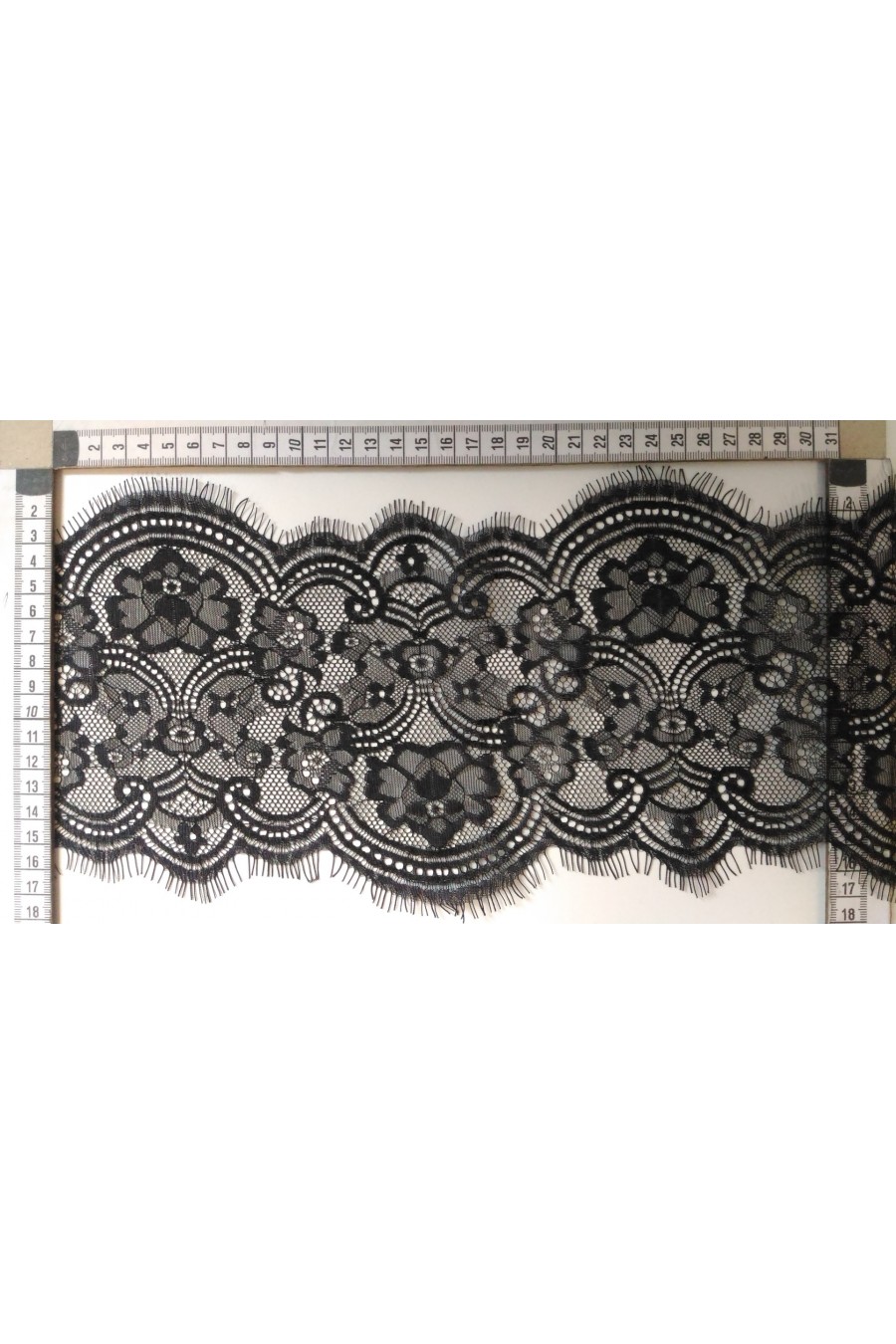 İthal Naylon Bant Dantel - Sakallı Off White