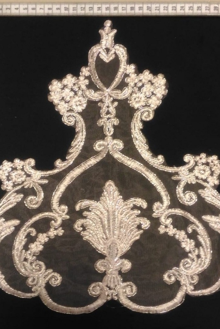 Lurex Kordlu Aplik Brode, Yerli Üretim