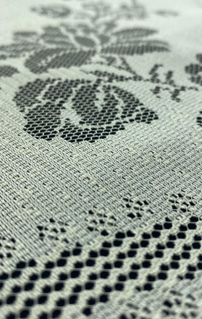 Mikro Polyester Krem Dantel