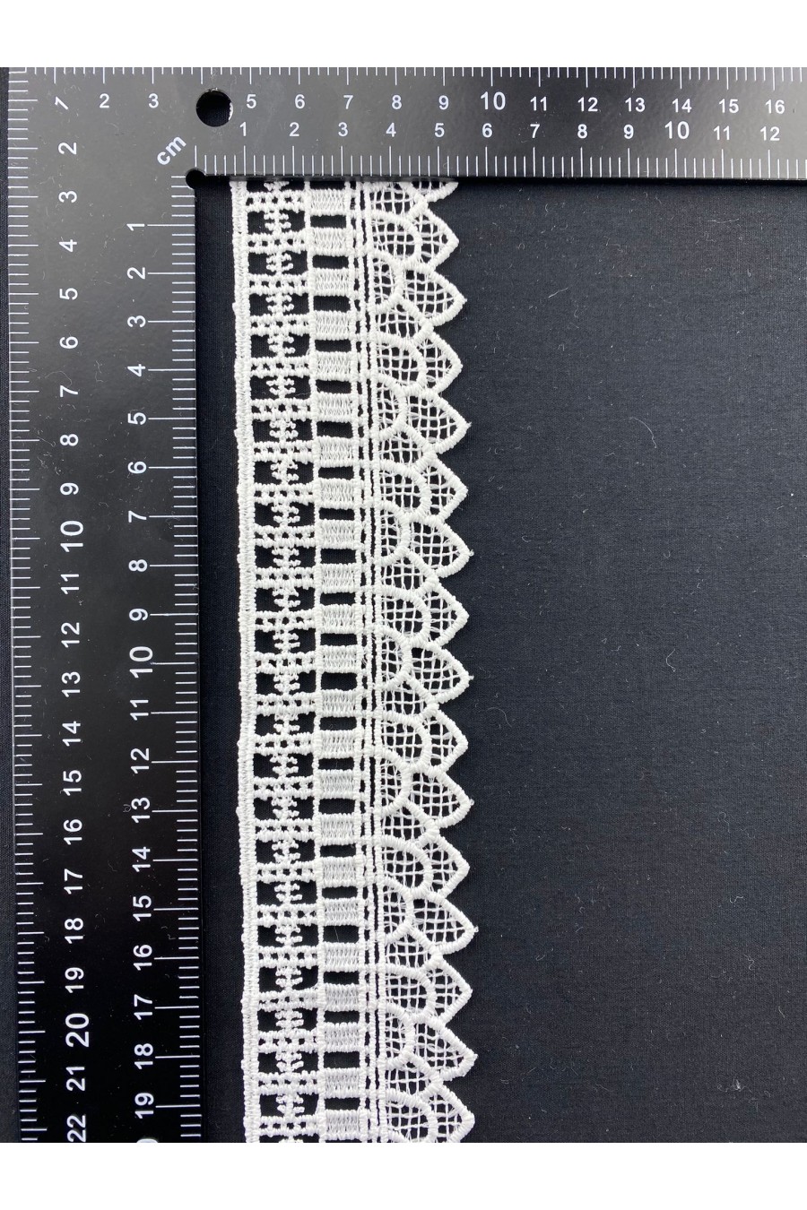 5 cm Mat Ham Polyester Yerli Güpür Brode Bant