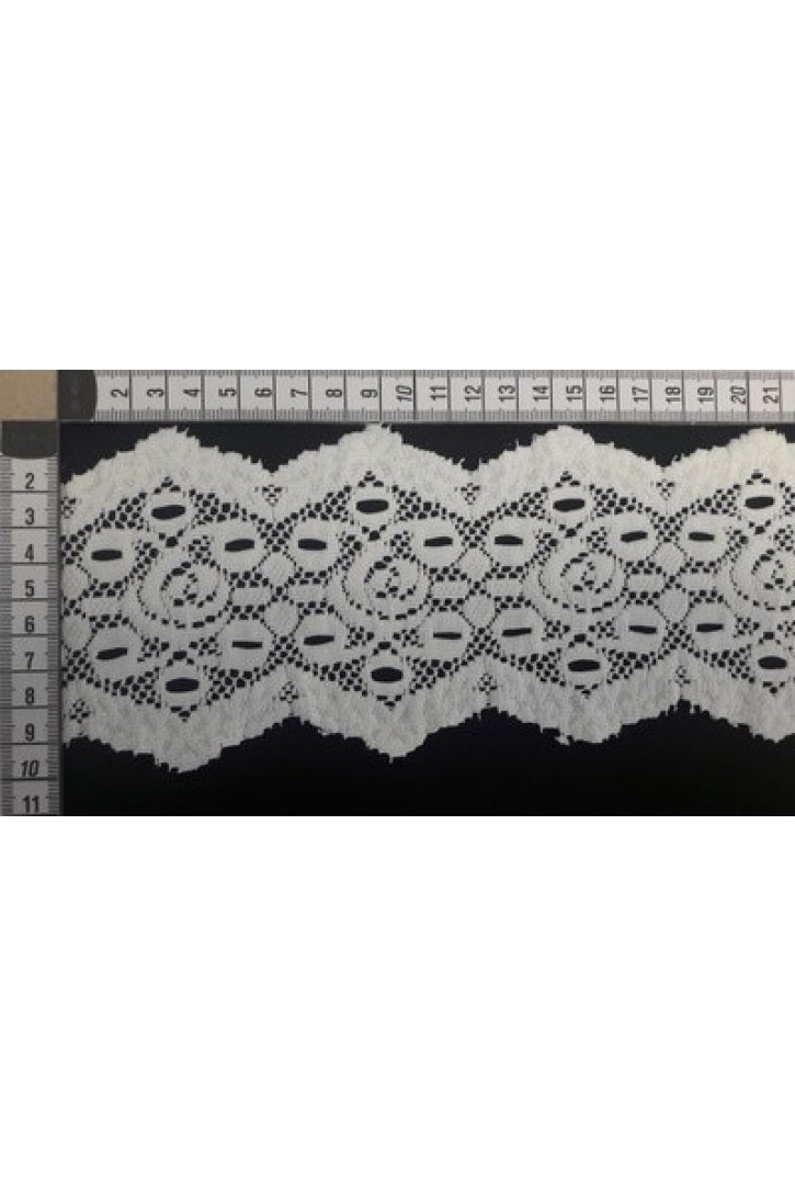 Ham Güpürümsü Polyester Yerli Brode Bant