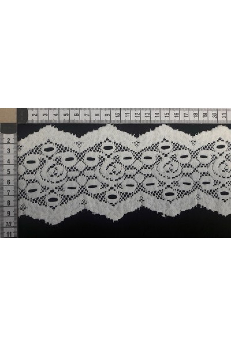 Ham Güpürümsü Polyester Yerli Brode Bant