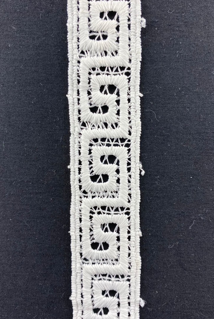 Yerli Mat Polyester Ham Güpür Brode Bant