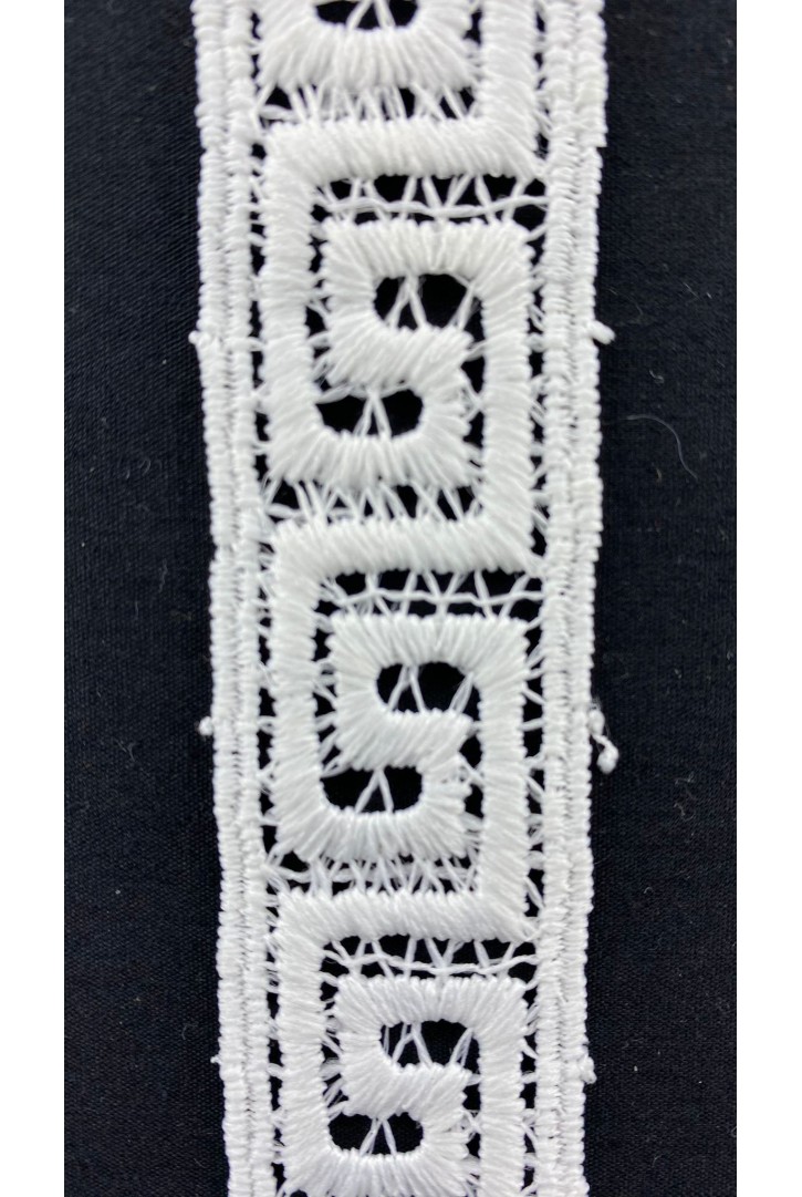 Yerli Mat Polyester Ham Güpür Brode Bant