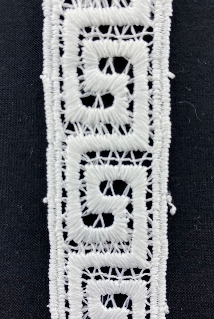 Yerli Mat Polyester Ham Güpür Brode Bant