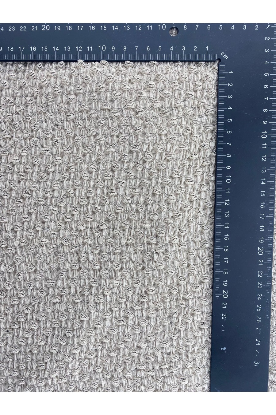 19591 Dantel Kumaş – Polyester – Koyu Bej – Bürümcük – 148 cm