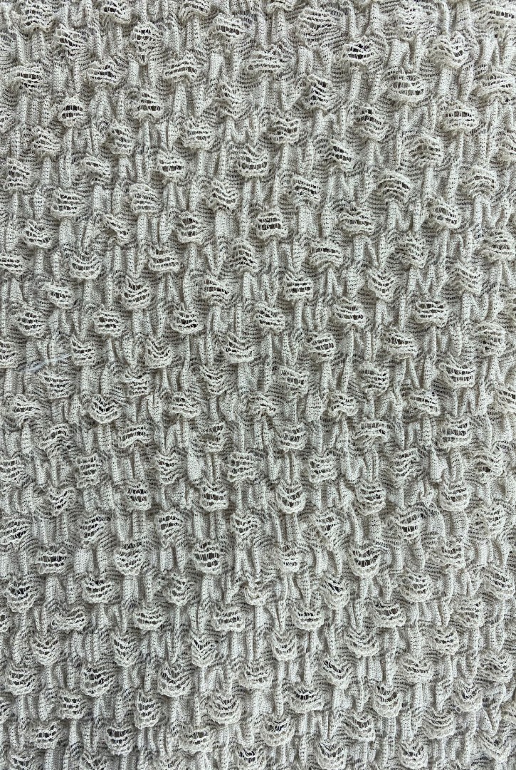 19591 Dantel Kumaş – Polyester – Koyu Bej – Bürümcük – 148 cm