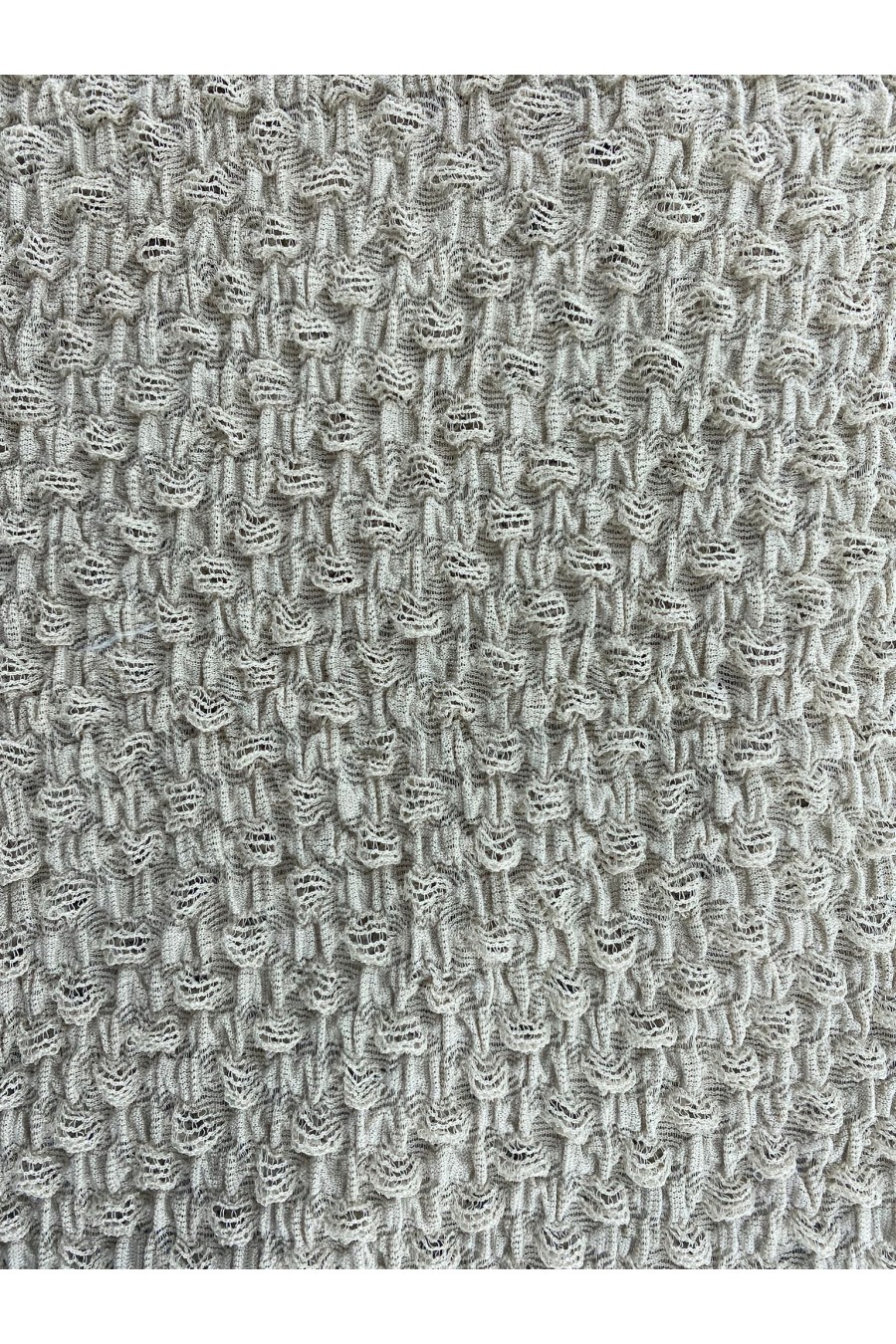 19591 Dantel Kumaş – Polyester – Koyu Bej – Bürümcük – 148 cm