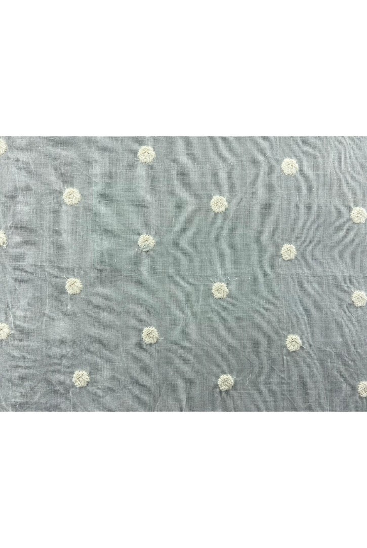 Haki Pamuk Puanlı Vual Brode Kumaş