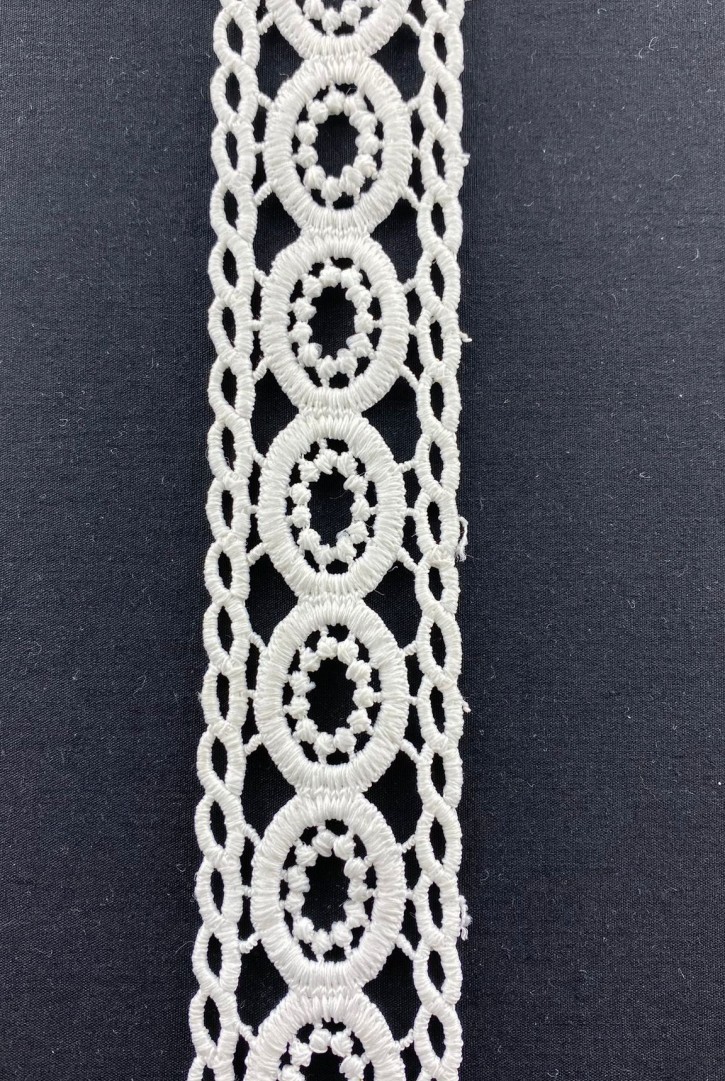 Kuş Gözü Ham Güpür Bant, Yerli, Polyester