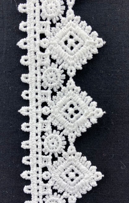 Ham Yapıda Mat Güpür Bant, 3 cm