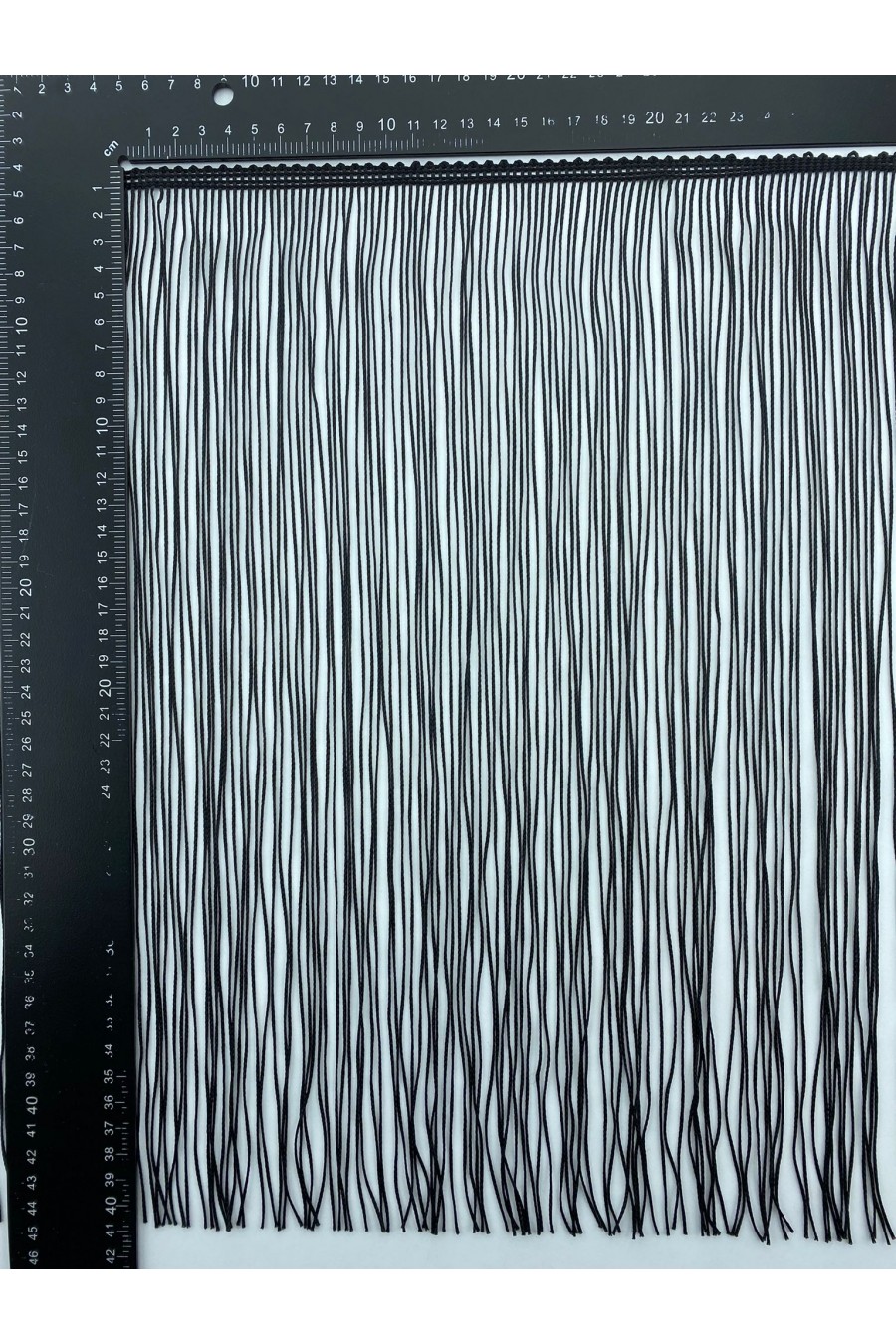 Siyah Saçaklı Polyester Bant, 40 cm