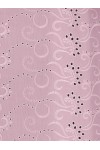Pembe Yerli Bohrerli Brode Kumaş – Mat Polyester Vual | 130 cm